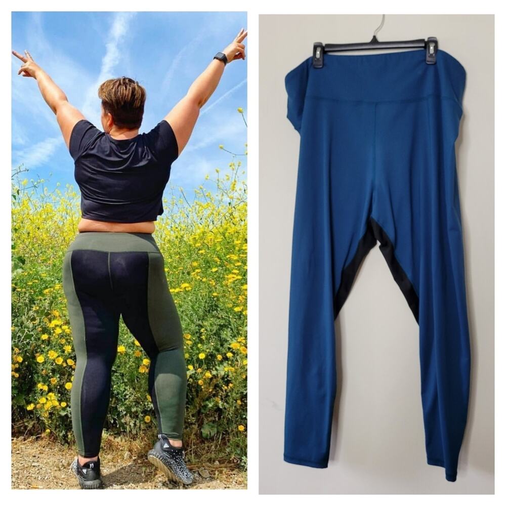 Lola Getts Contrast Panel Leggings 4